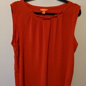 Red tank blouse- Joe Fresh XL